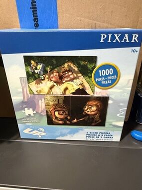 Disney Pixar Up 1000-Piece Double-Sided Puzzle - Blue, Yellow